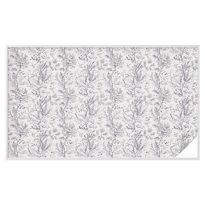 Vinduesfolie med mønster til afskærmning Blade og sommerfugle