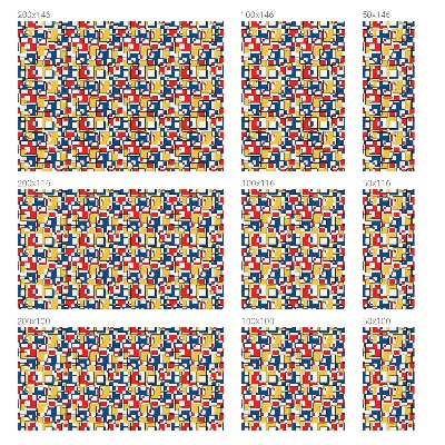 Selvklæbende vinduesfolie Geometriske former