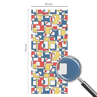 Selvklæbende vinduesfolie Geometriske former