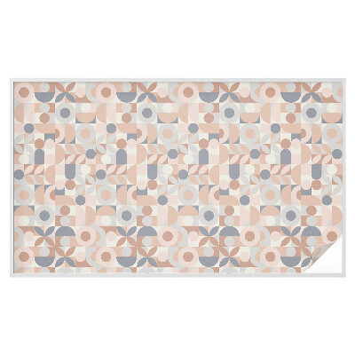 Vinduesfolie mod indkig med glasmaleri Abstrakt mosaik