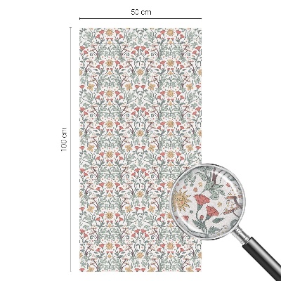 Dekorationsfolie til vindue mod indkig Ræveblade