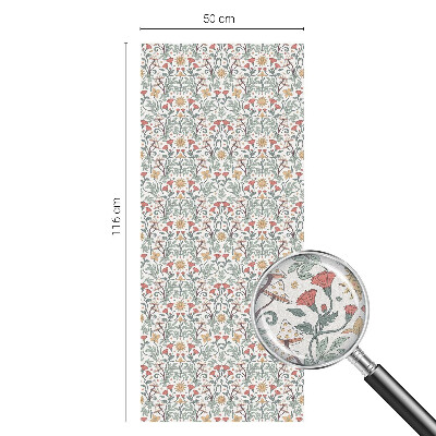 Dekorationsfolie til vindue mod indkig Ræveblade