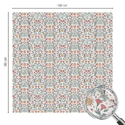 Dekorationsfolie til vindue mod indkig Ræveblade