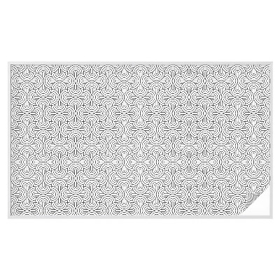 Selvklæbende vinduesfolie Geometriske halvcirkler