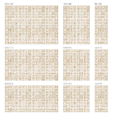 Vinduesfolie mod indkig med glasmaleri Geometrisk kærlighed