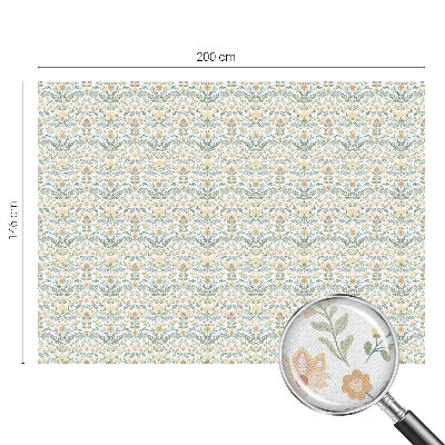 Vinduesfolie med mønster til afskærmning Blomstersymmetri