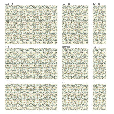 Vinduesfolie med mønster til afskærmning Blomstersymmetri