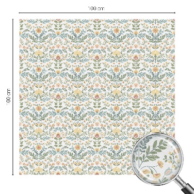 Vinduesfolie med mønster til afskærmning Blomstersymmetri