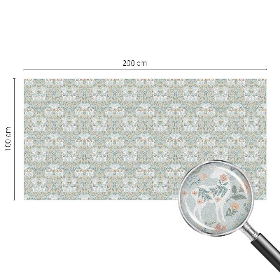 Dekorationsfolie til vindue mod indkig Hjorteblomster