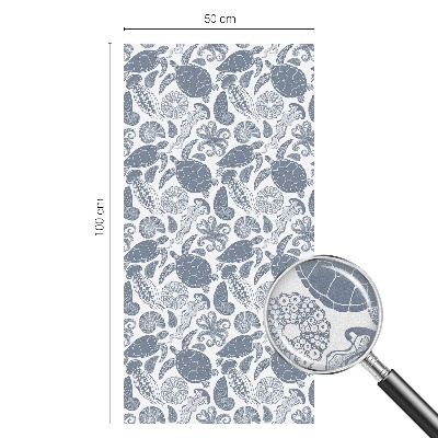 Selvklæbende vinduesfolie Havliv