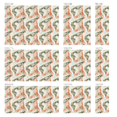 Mælkehvid vinduesfolie med motiv Farverige bølger