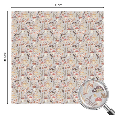 Dekorationsfolie til vindue mod indkig Skovmønster