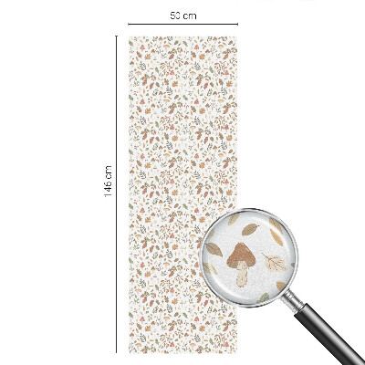 Vinduesfolie mod indkig med glasmaleri Efterårsmønstre