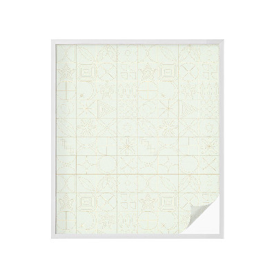 Selvklæbende vinduesfolie Geometrisk mosaik