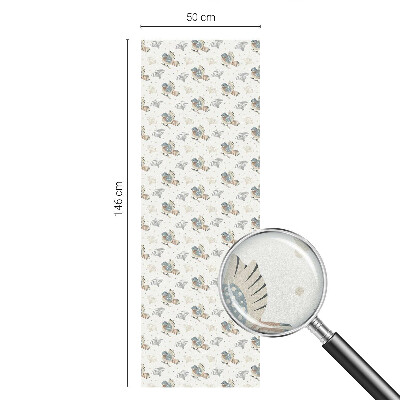 Dekorationsfolie til vindue mod indkig Fuglemønster