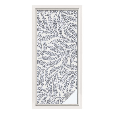 Selvklæbende vinduesfolie Bladdråber