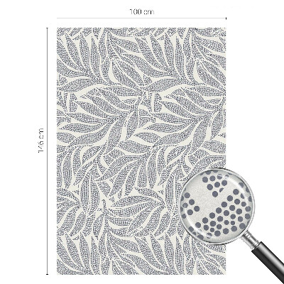 Selvklæbende vinduesfolie Bladdråber