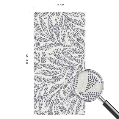 Selvklæbende vinduesfolie Bladdråber