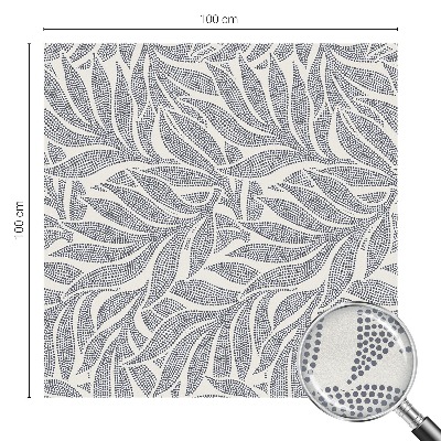 Selvklæbende vinduesfolie Bladdråber