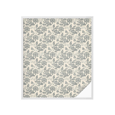 Mælkehvid vinduesfolie med motiv Orientalsk mønster