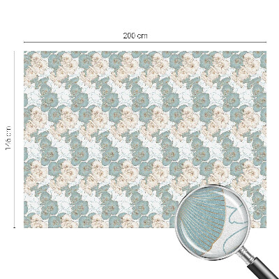 Vinduesfolie med mønster til afskærmning Delikate blomster