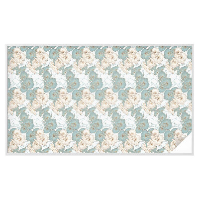 Vinduesfolie med mønster til afskærmning Delikate blomster