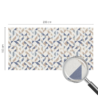 Dekorationsfolie til vindue mod indkig Geometriske mønstre