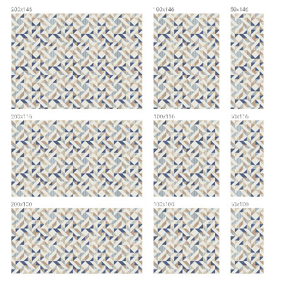 Dekorationsfolie til vindue mod indkig Geometriske mønstre