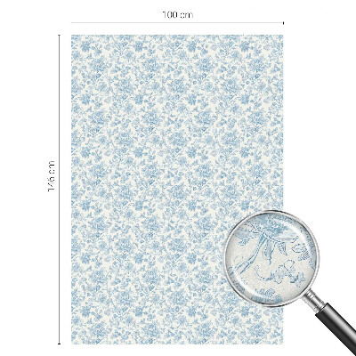 Selvklæbende vinduesfolie Blomstermønster