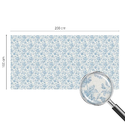 Selvklæbende vinduesfolie Blomstermønster