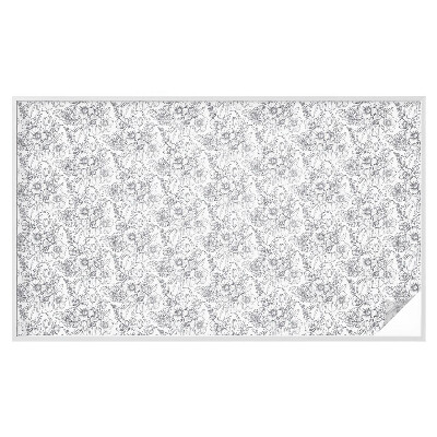 Dekorationsfolie til vindue mod indkig Floristisk elegance