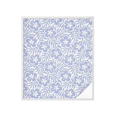 Vinduesfolie mod indkig med glasmaleri Hibiscusblomster