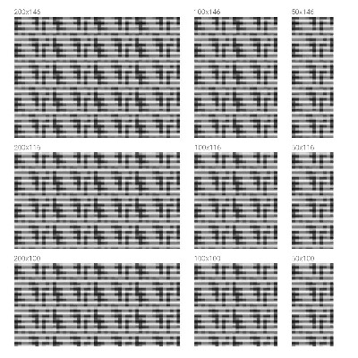 Vinduesfolie med mønster til afskærmning Grafisk gitter