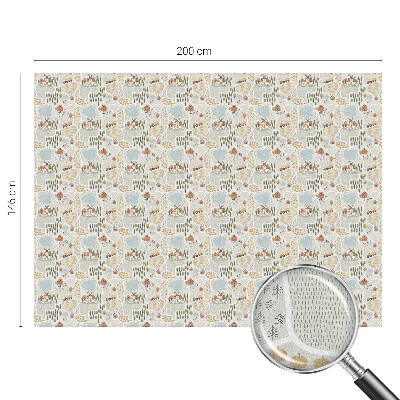 Selvklæbende vinduesfolie En idyllisk landsby