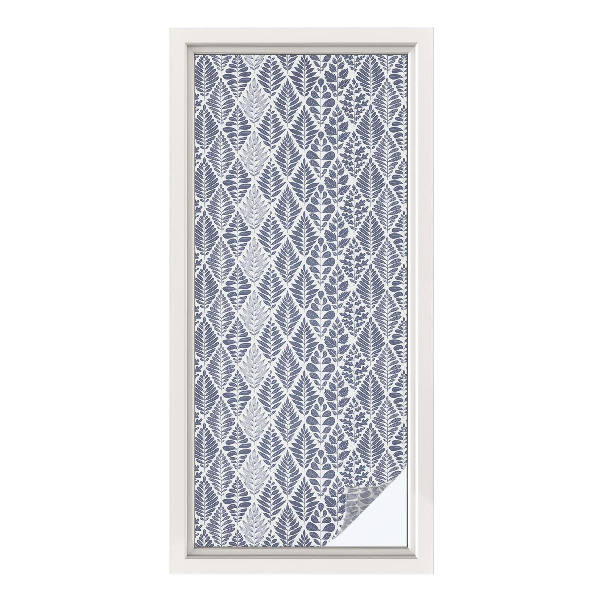 Selvklæbende vinduesfolie Mønstrede blade