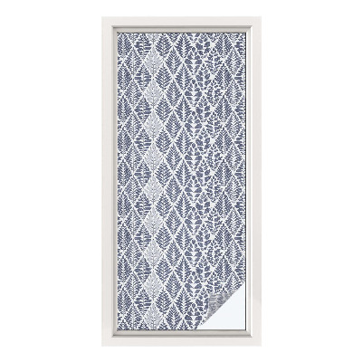 Selvklæbende vinduesfolie Mønstrede blade