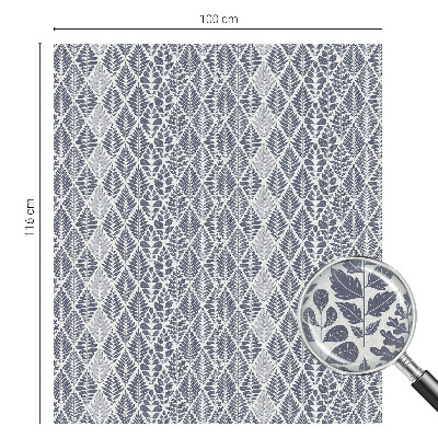 Selvklæbende vinduesfolie Mønstrede blade