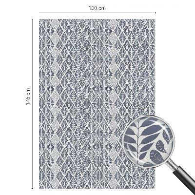 Selvklæbende vinduesfolie Mønstrede blade