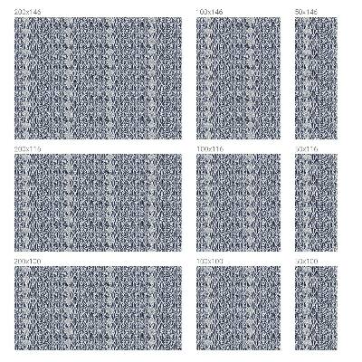 Selvklæbende vinduesfolie Mønstrede blade