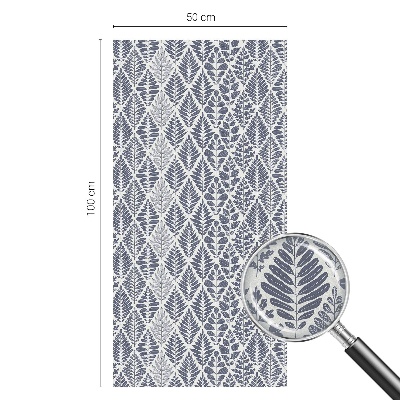 Selvklæbende vinduesfolie Mønstrede blade