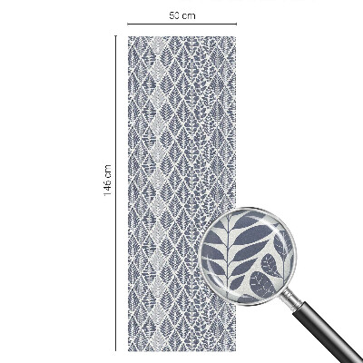 Selvklæbende vinduesfolie Mønstrede blade