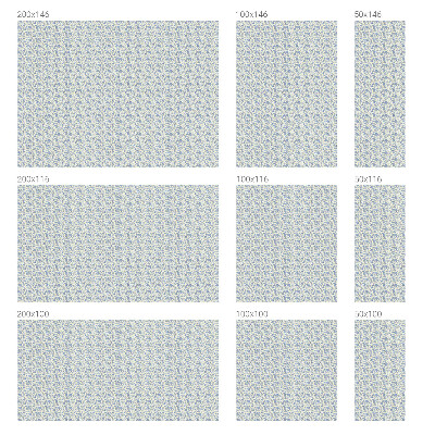 Vinduesfolie mod indkig med glasmaleri Blomstermønster