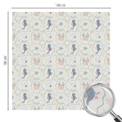 Dekorationsfolie til vindue mod indkig Søheste