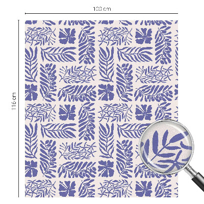 Selvklæbende vinduesfolie Plantemønstre