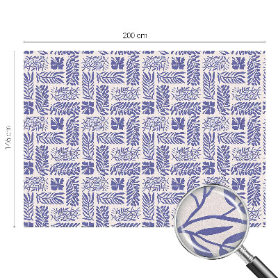 Selvklæbende vinduesfolie Plantemønstre