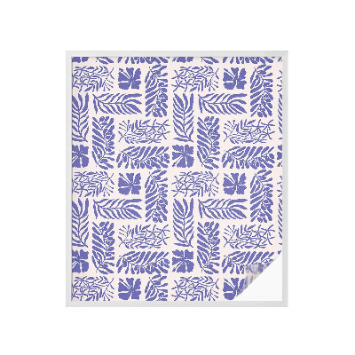 Selvklæbende vinduesfolie Plantemønstre