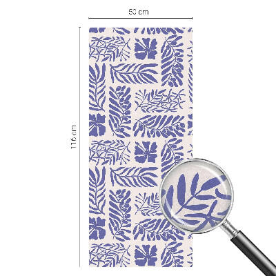 Selvklæbende vinduesfolie Plantemønstre