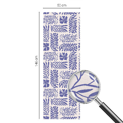 Selvklæbende vinduesfolie Plantemønstre