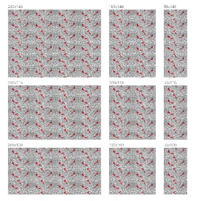 Mælkehvid vinduesfolie med motiv Bølget mønster