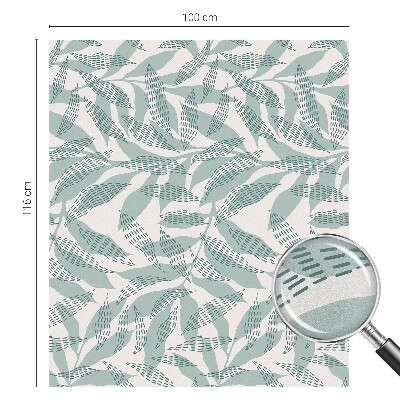 Vinduesfolie med mønster til afskærmning Grønne blade